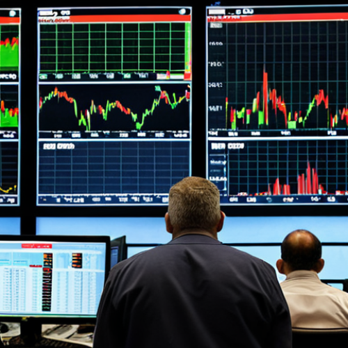 **

"A bustling stock market floor in Milan. Overlaid with a subtle graph showing the VIX index spiking upwards, reflecting investor fear and uncertainty. In the background, digital screens display a mix of green and red stock prices, creating a sense of volatility. Focus on the expressions of brokers and traders, conveying both anxiety and opportunity. Overall mood: dramatic and slightly chaotic."

**