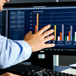 주식 투자와 경제학의 관계 - Business & Economy**

"A professional financial analyst in a modern office, examining economic data ...